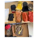 Lot Including Approximate 20 Winter Gloves Mittens Hats Caps Mixed