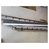 Lot Including Painted Wood Architectural Redwood Salvage Trim Boards