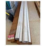 Lot Including Aluminum Gutters & Downspouts 10ft White NOS 24 total
