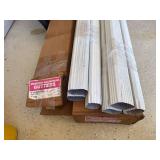 Lot Including Aluminum Gutters & Downspouts 10ft White NOS 24 total