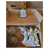 Mixed Decorative Glass, Ceramic & Figurine Lot
