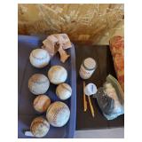 Baseballs, Rosin Powder & Training Accessories Mixed Lot