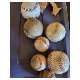 Baseballs, Rosin Powder & Training Accessories Mixed Lot