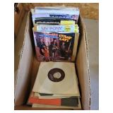 Mixed Lot Vinyl Records and 45 RPM Singles