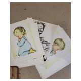 Disney & Assorted Art Prints Mixed Lot