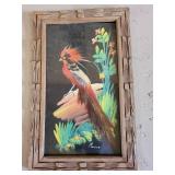 Warren Kimble Wooden Tray & Farmhouse Wall Art Mixed Lot