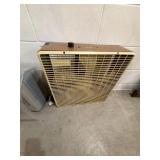 Lot Including 6 Vintage Heaters Fans Fireplace Heater Baseboard