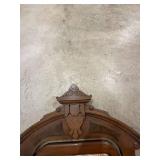 Antique Victorian Eastlake Walnut Dresser Mirror 43x39 See Photos
