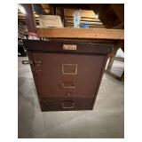 Allsteel U-Nette S Vintage Steel Filing Cabinet Youngstown Ohio