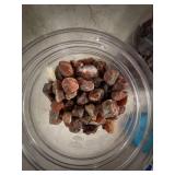 Agates & Staurolite Crystal Specimen Jars