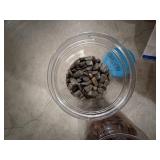 Agates & Staurolite Crystal Specimen Jars
