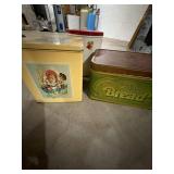 3 Vintage Tins Bread Box Advertising Tin Canister