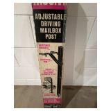 Drive-N-Mount Adjustable Driving Mailbox Post New Old Stock