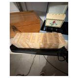 Wooden Box Card File Recipe Holder Puzzle Block
