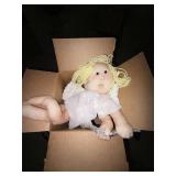 Christmas Caroler Snow Globe & Plush Angel Doll