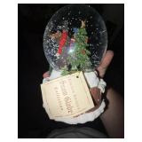 Christmas Caroler Snow Globe & Plush Angel Doll