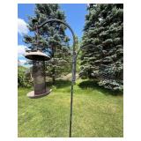 Lot Including Double Shepherd Hook Bird Feeder Pole Feeder