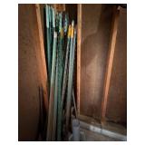 Lot Including Approximately 25+ Steel T-Posts & Manual Post Driver