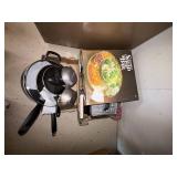 Lot Including Cookware, Thermoserv Serve Bar & Warming Tray Parts