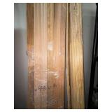 New Hardwood Trim Boards & Pine Millwork Pieces 7ft