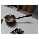 2 Vintage Art Deco Lighters from Czechoslovakia & Tea Strainer Art Deco Style
