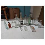 16 Vintage and Antique Glass Bottles Coca-Cola Barq