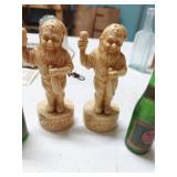 Peerless Amber Beer & Wonder Mix Advertising Shakers