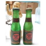 Peerless Amber Beer & Wonder Mix Advertising Shakers