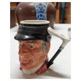 Sandland Lancaster Toby Mug & Unmarked Character Jug