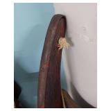 Antique Wooden Childs Pull Sled Primitive Painted Folk Art Sleigh