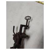 Antique Cast Iron Saw Vise Clamp No 10 Table Mount Sharpening Tool
