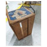 Vintage Wenoka Apples Wood Crate Wenatchee Washington Fruit Box