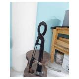Antique Saddler Stitching Horse Bench Leather Sewing Clam Tool