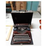 Underwood Portable Noiseless Typewriter in Case With Maintenance Kit