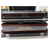 Underwood Portable Noiseless Typewriter in Case With Maintenance Kit