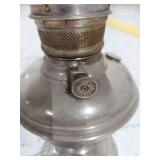 Lot Including 2 Vintage Table Lamps Kerosene Style & Electrified