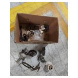 Lot Including Antique Vintage Lighting Parts Sconces Hardware Approx. 15 Pcs
