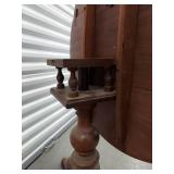 Antique Philadelphia Walnut Tilt Top Birdcage Table from Late 18th Century Measuring 33 1/2in