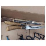 Lot Including Approximately 14 Vintage Cast Iron Kitchen Tools & Figures