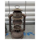 Lot Including Dietz Fire Engine Lantern & Nier Feuerhand Oil Lantern See Photos