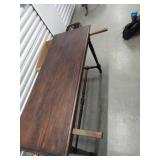 Mahogany Drop Leaf Sofa Table with Two Leaves Wood 48x19x30