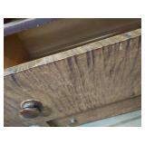 James Monroe Antique Tiger Maple Chest of Drawers American Empire Style Dating Back to 1800