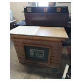 Custom Wood Work Table Shop Island w Laminate Top 4ft x 2ft x 3ft