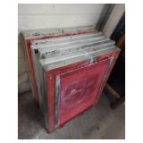 Lot Including 8 Screen Printing Screens 20x24 Metal Frames