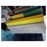 Lot Including Approximately 19 Screen Printing Squeegees & Blades = All 70 Durometers