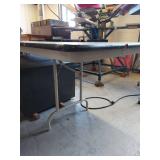 96 x 30 Folding Table White Top Metal Legs Banquet Utility See Photos