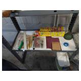 Lot Including Assorted Hand Tools Cleaners Hardware Supplies