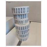 Lot Including 7 Rolls Assorted Garment Size Labels XS-XXXL Retail