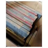 Lot Including Approximately 12 Wood Screen Printing Frames & Screens