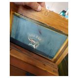 Lot Including Approximately Wood Screen Printing Frames & Screens Box